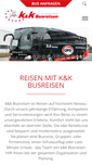 Mobile Screenshot of kk-busreisen.at